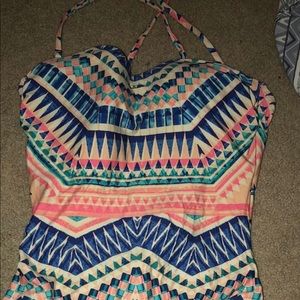 One piece bathing suit